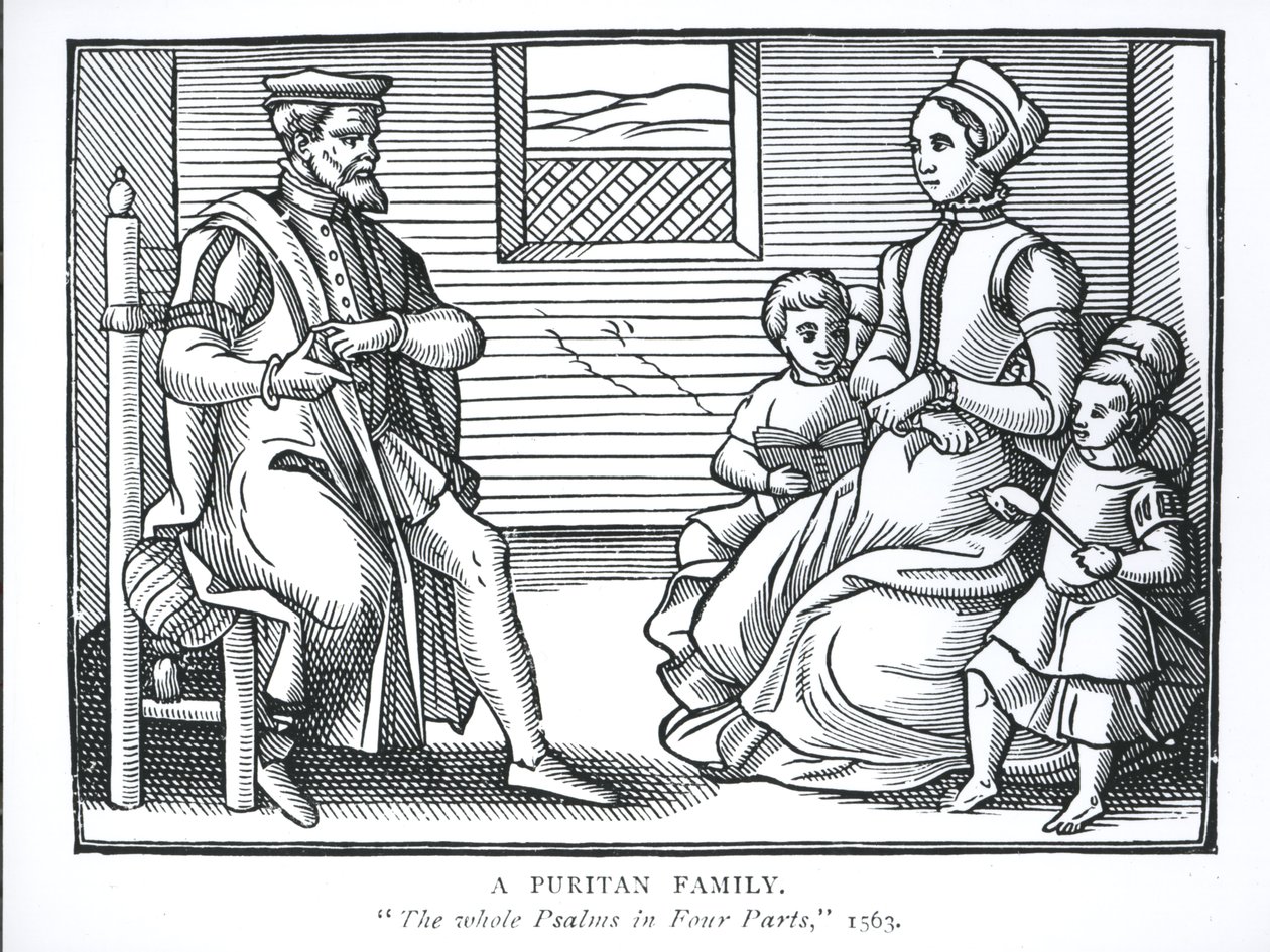 A Puritan Family, from 