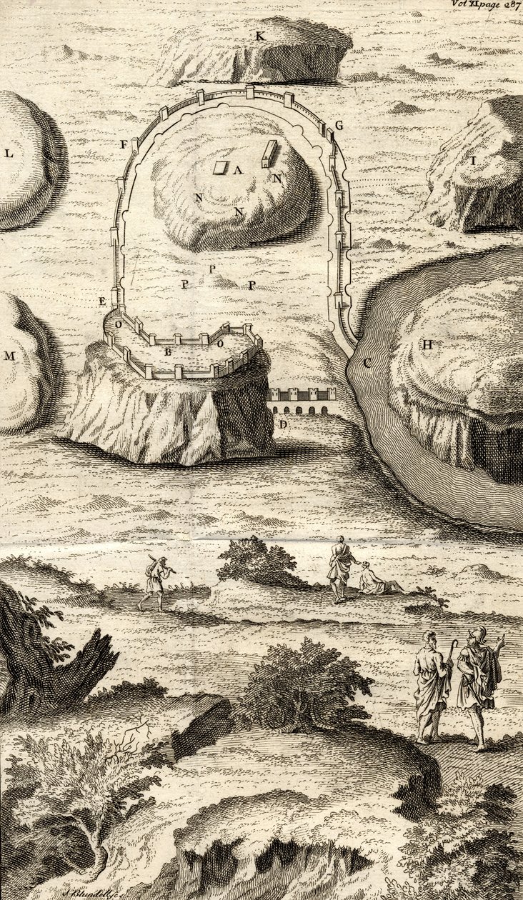 A Second Plan of Rome Representing its Situation after the Union Between Romulus and Tatius by English School