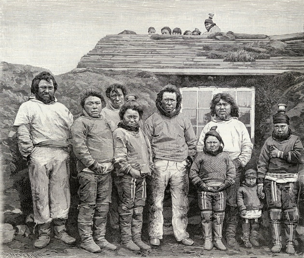 An Eskimo Family, from 