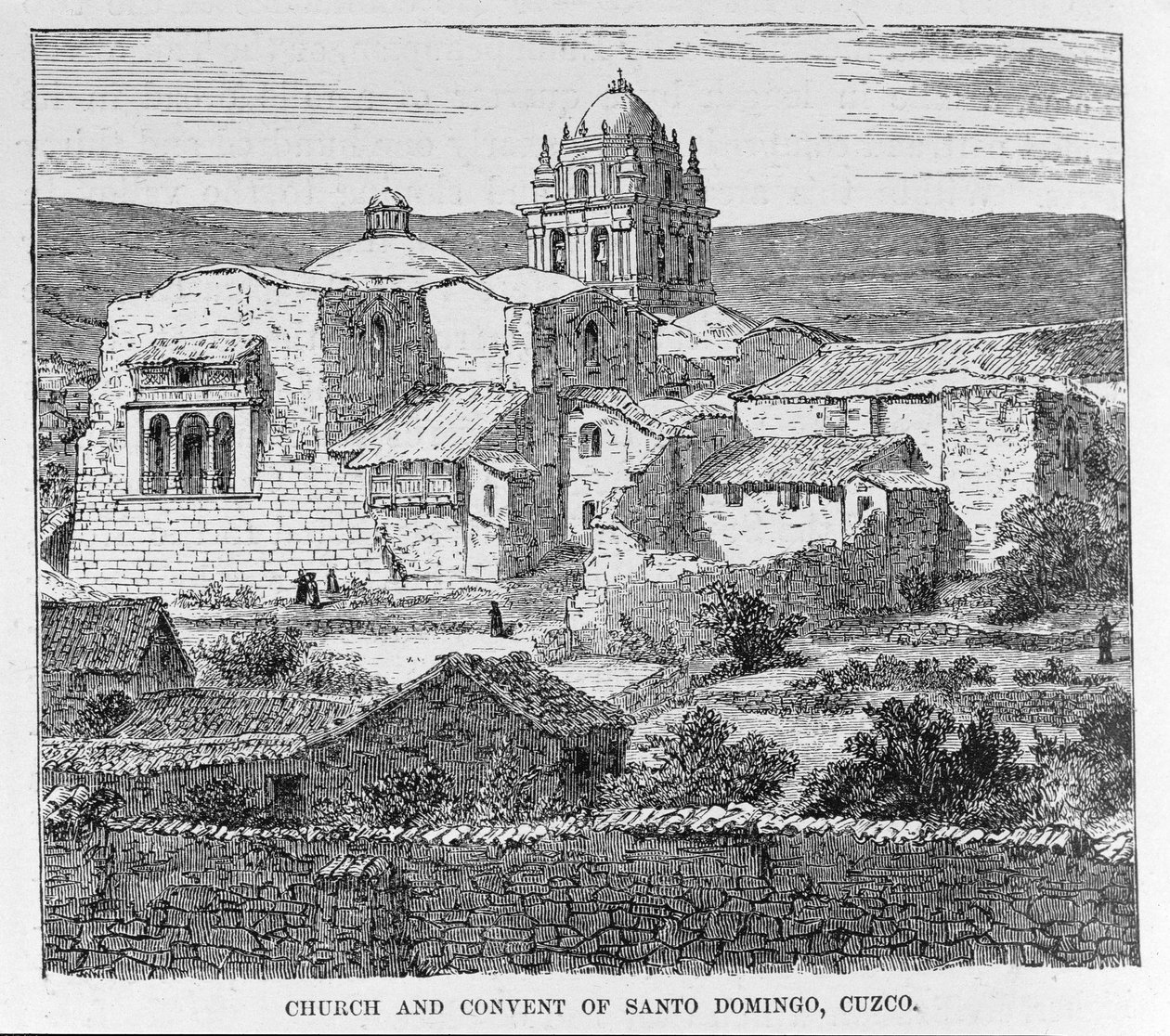Church and Convent of Santo Domingo, Cuzco, Peru, from 