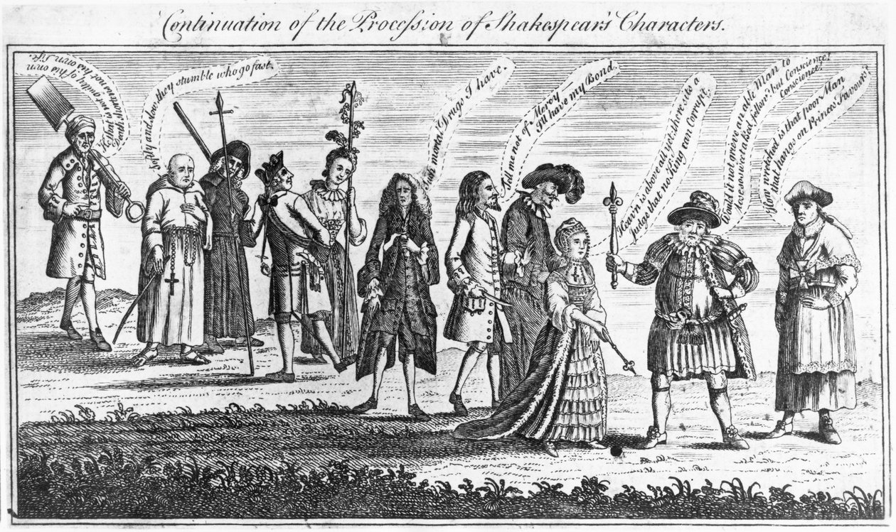 Continuation of the Procession of Shakespeare