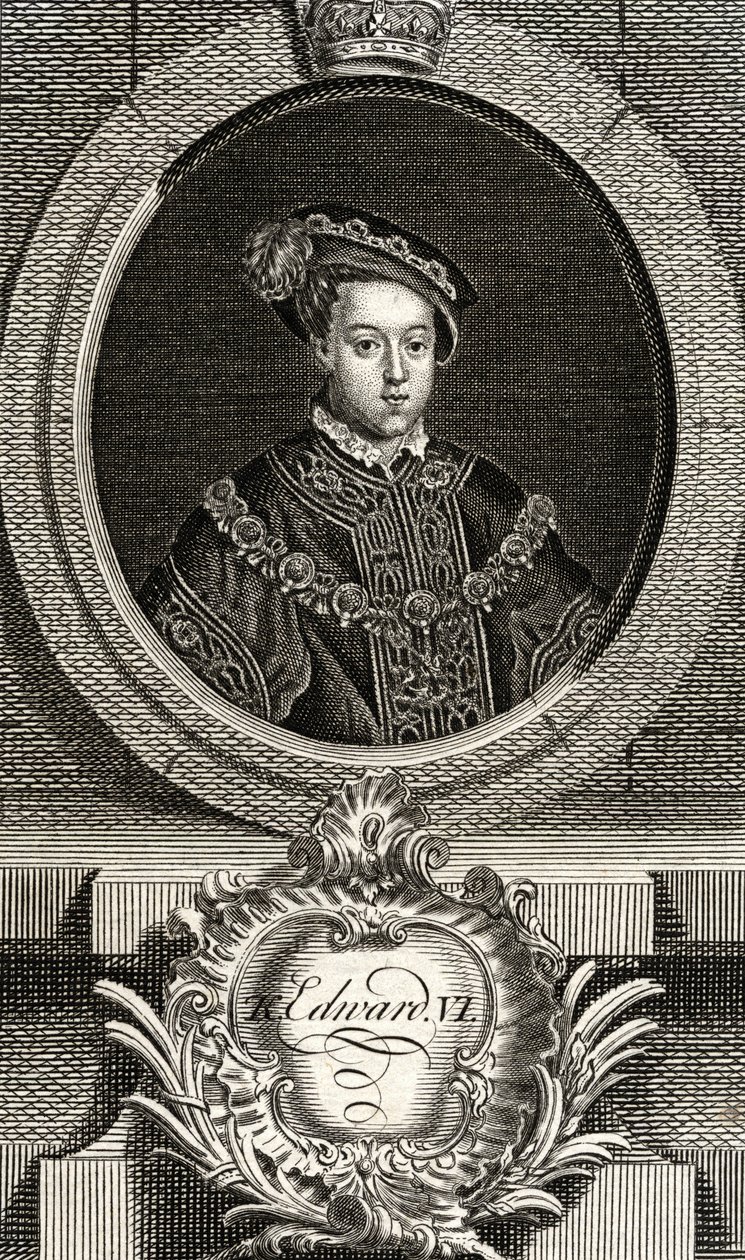 Edward VI, King of England and Ireland, from 