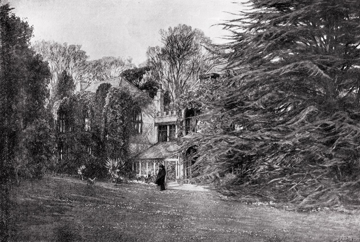 Farringford at Freshwater Bay, Home of Alfred Lord Tennyson by English School