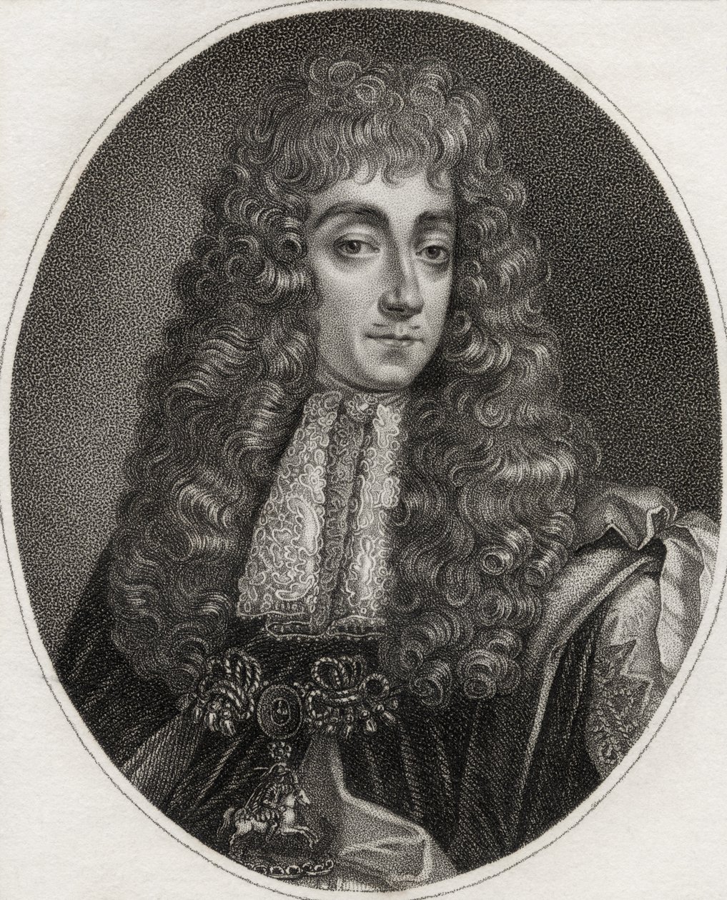 George Villiers, Engraved by Bocquet, Illustration from 