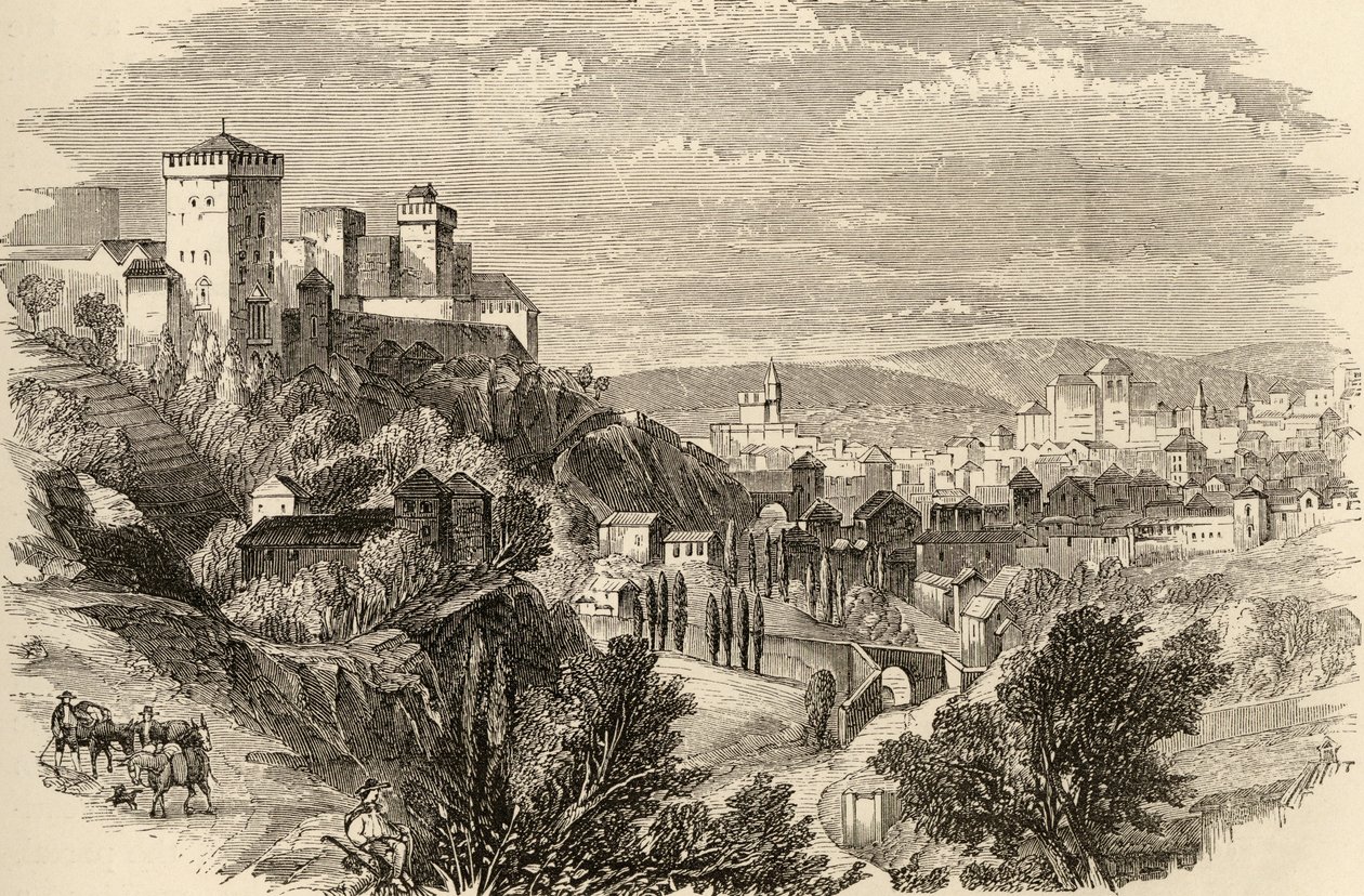 Granada and the Alhambra, Illustration from 