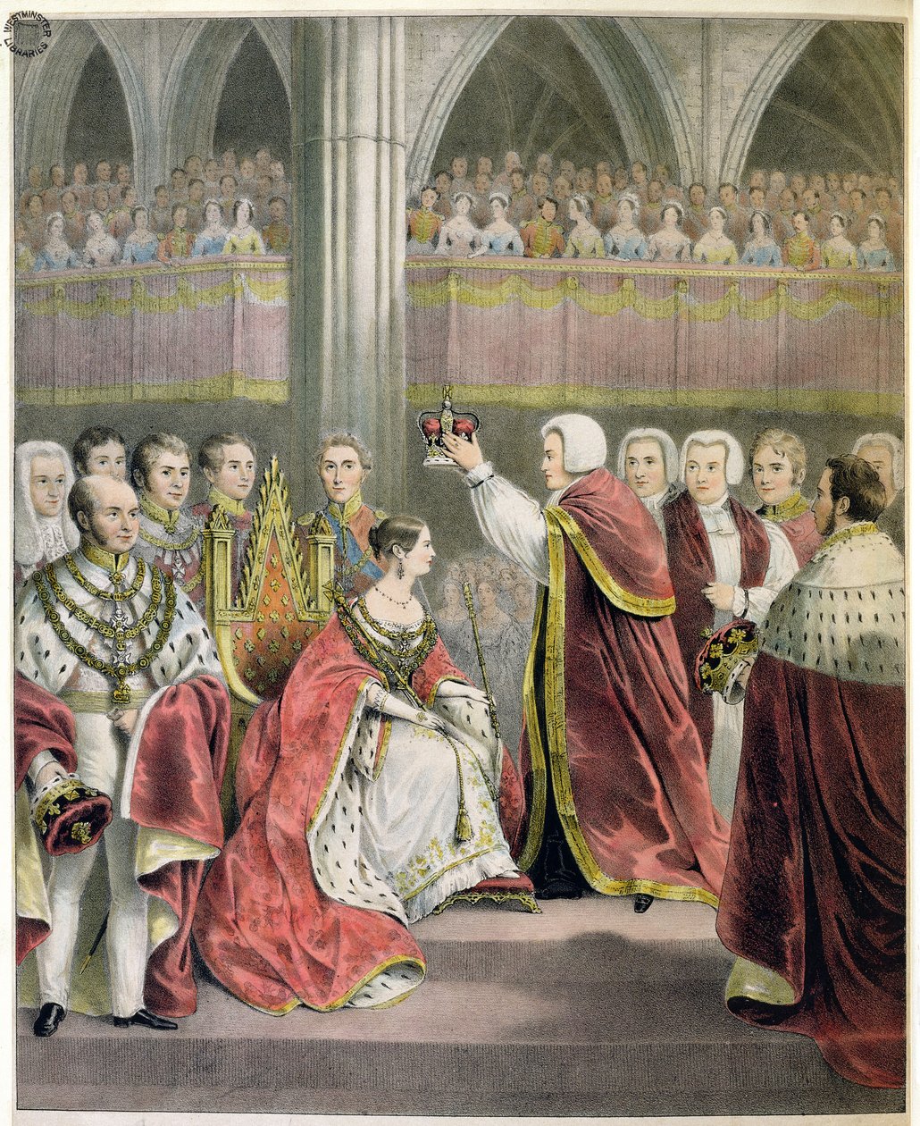 Her Most Gracious Majesty Queen Victoria, Crowned June 28th 1838 by English School