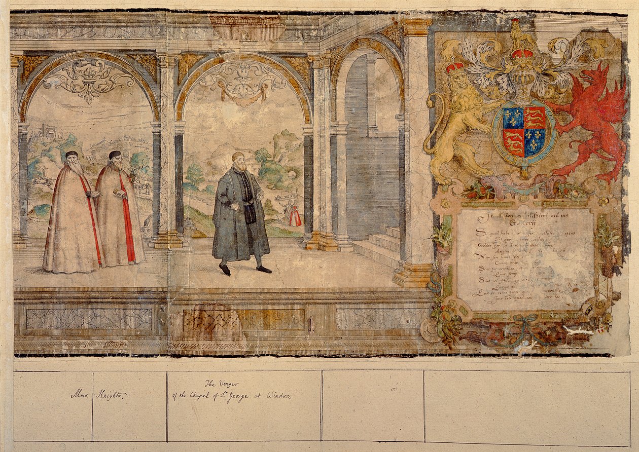 Imaginary Composite Procession of the Knights of the Garter at Windsor by English School