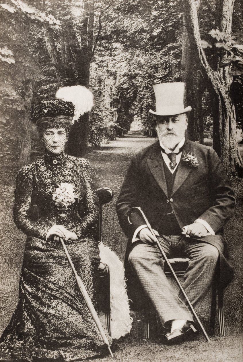 King Edward VII and Queen Alexandra, Illustration from 