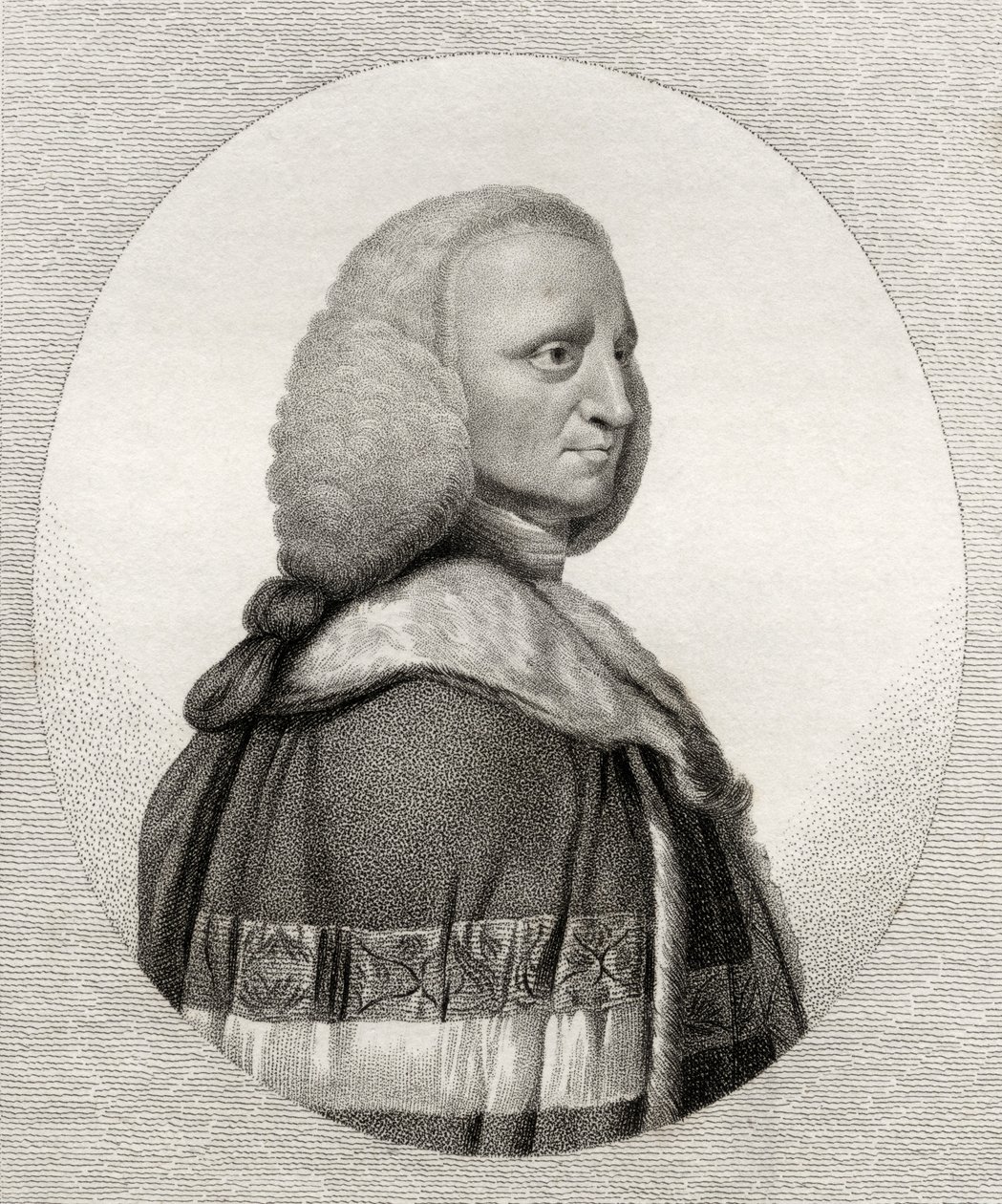 Lord George Lyttleton, Engraved by Bocquet, Illustration from 