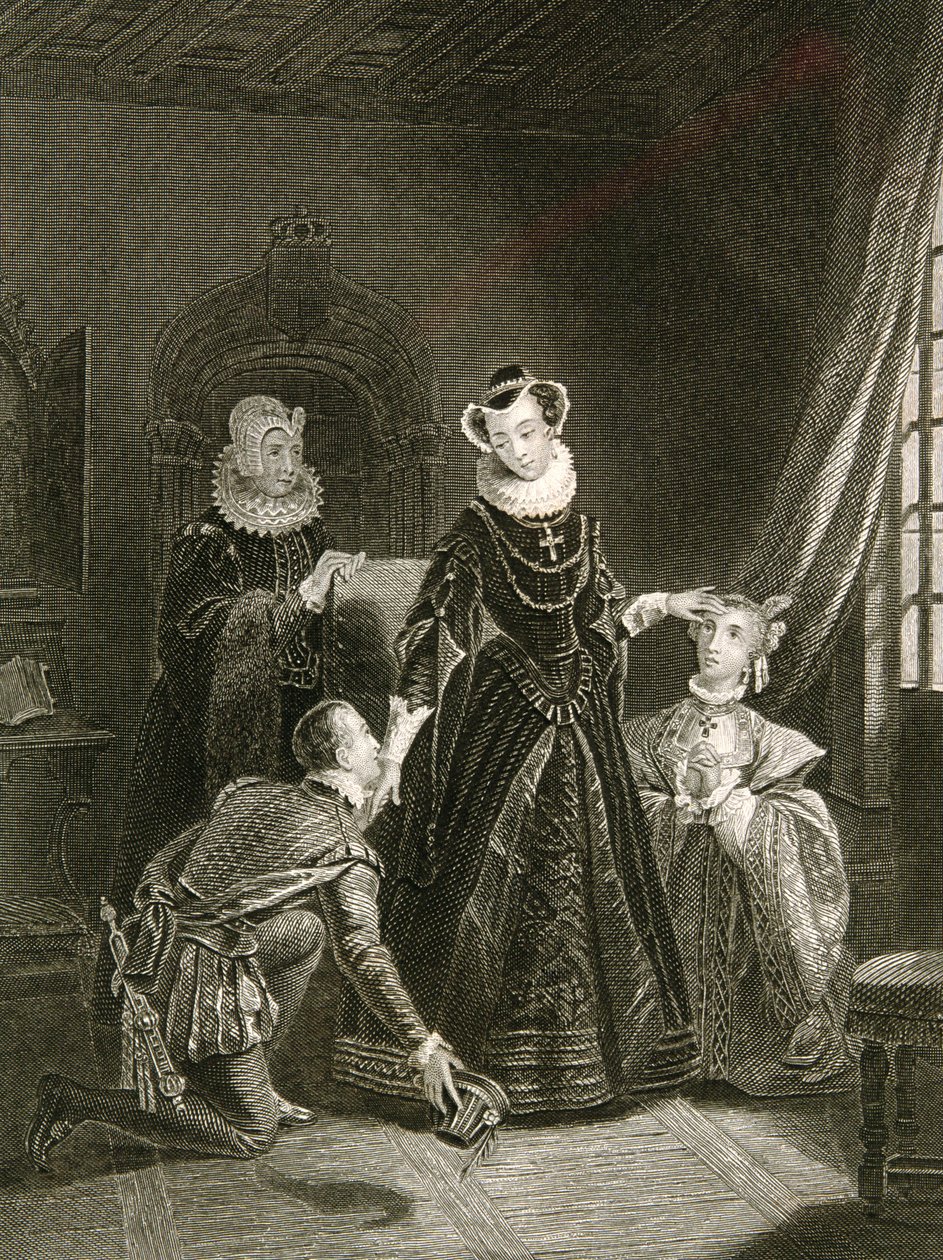 Mary, Queen of Scots in the Company of Courtiers by English School