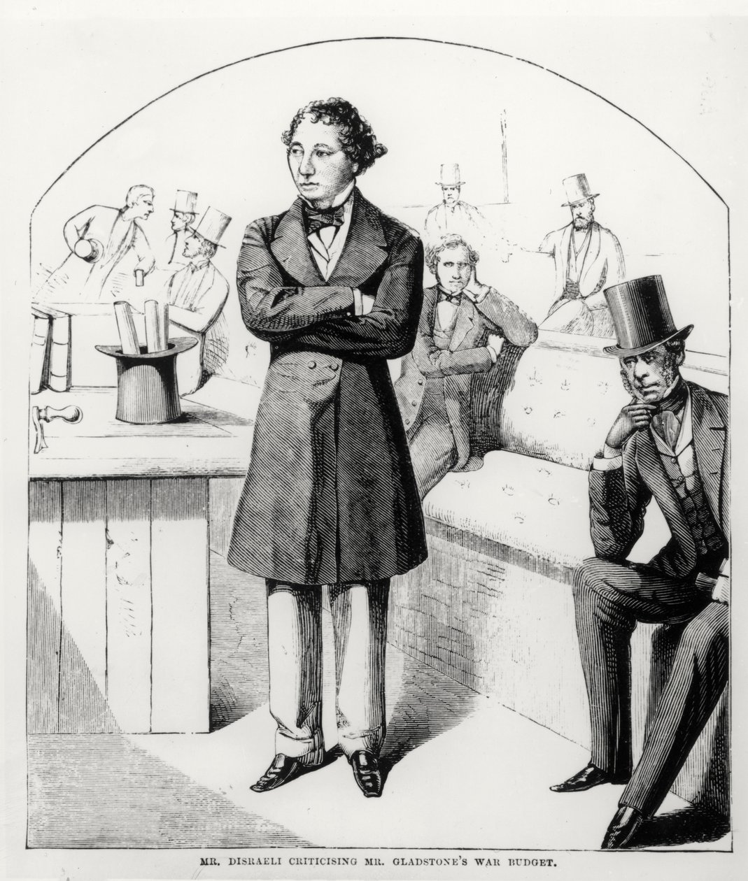 Mr Disraeli Criticising Mr Gladstone