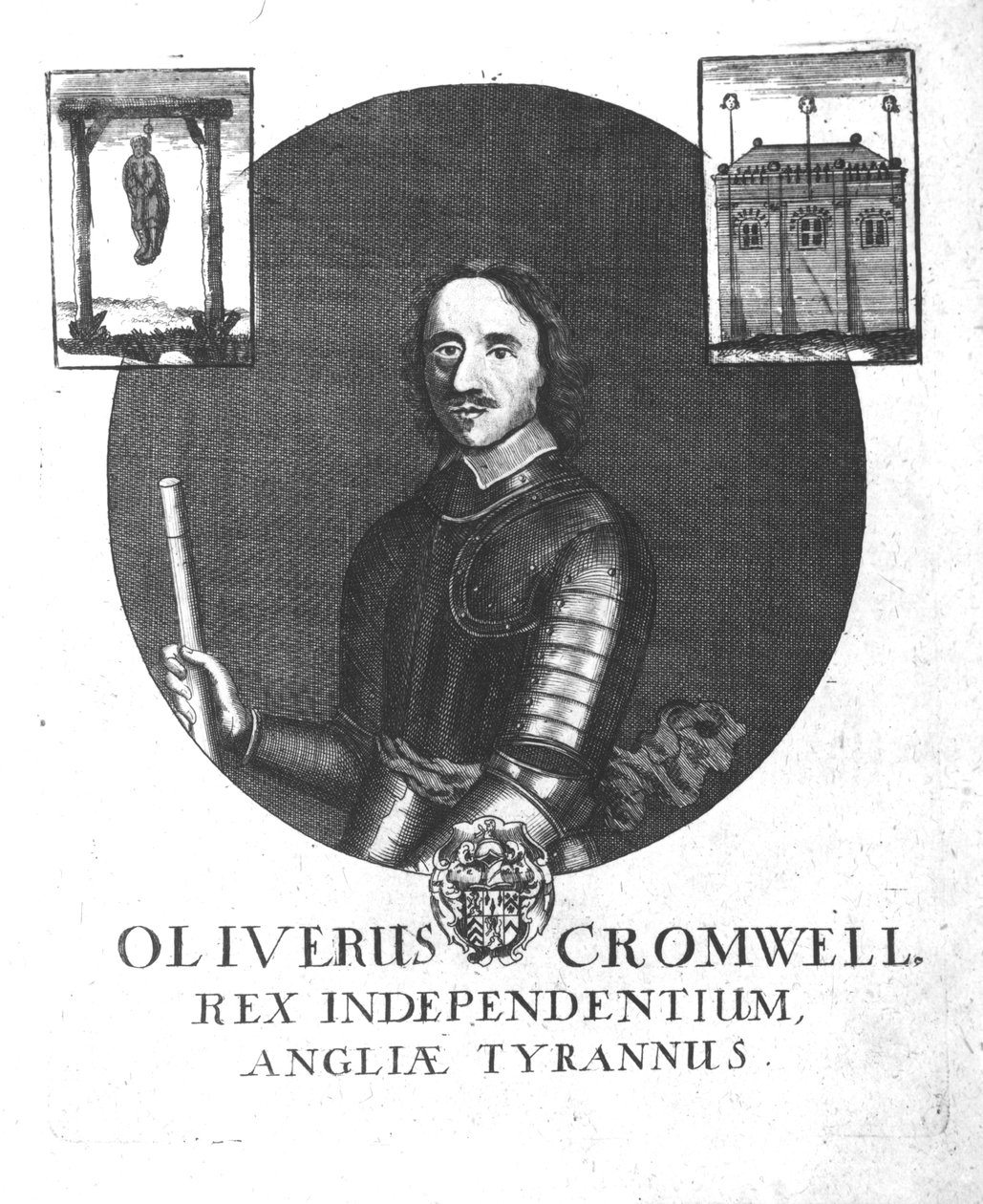 Oliver Cromwell, King of Independence, Tyrant of England by English School