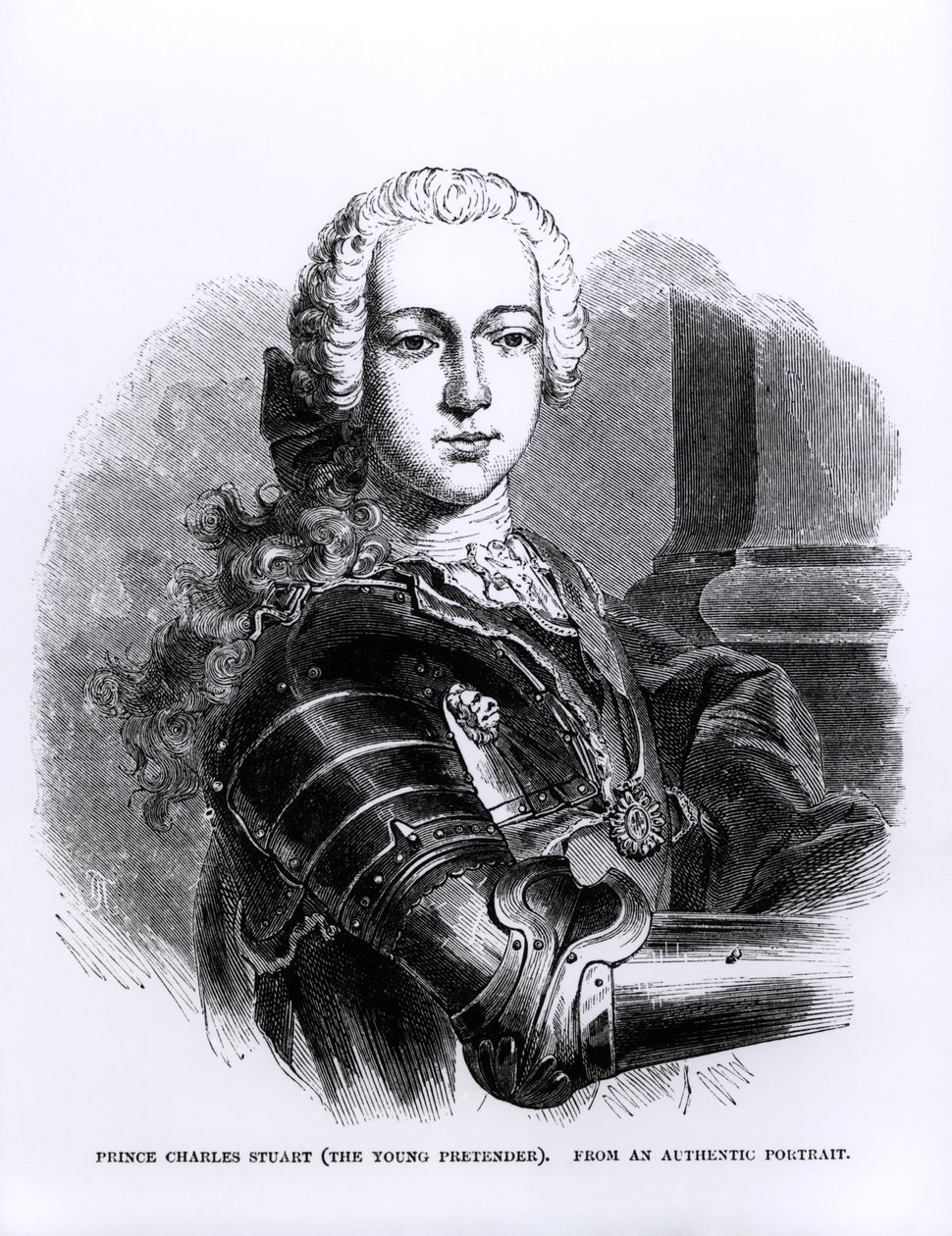 Portrait of Prince Charles Edward Stuart (1720-88) The Young Pretender by English School