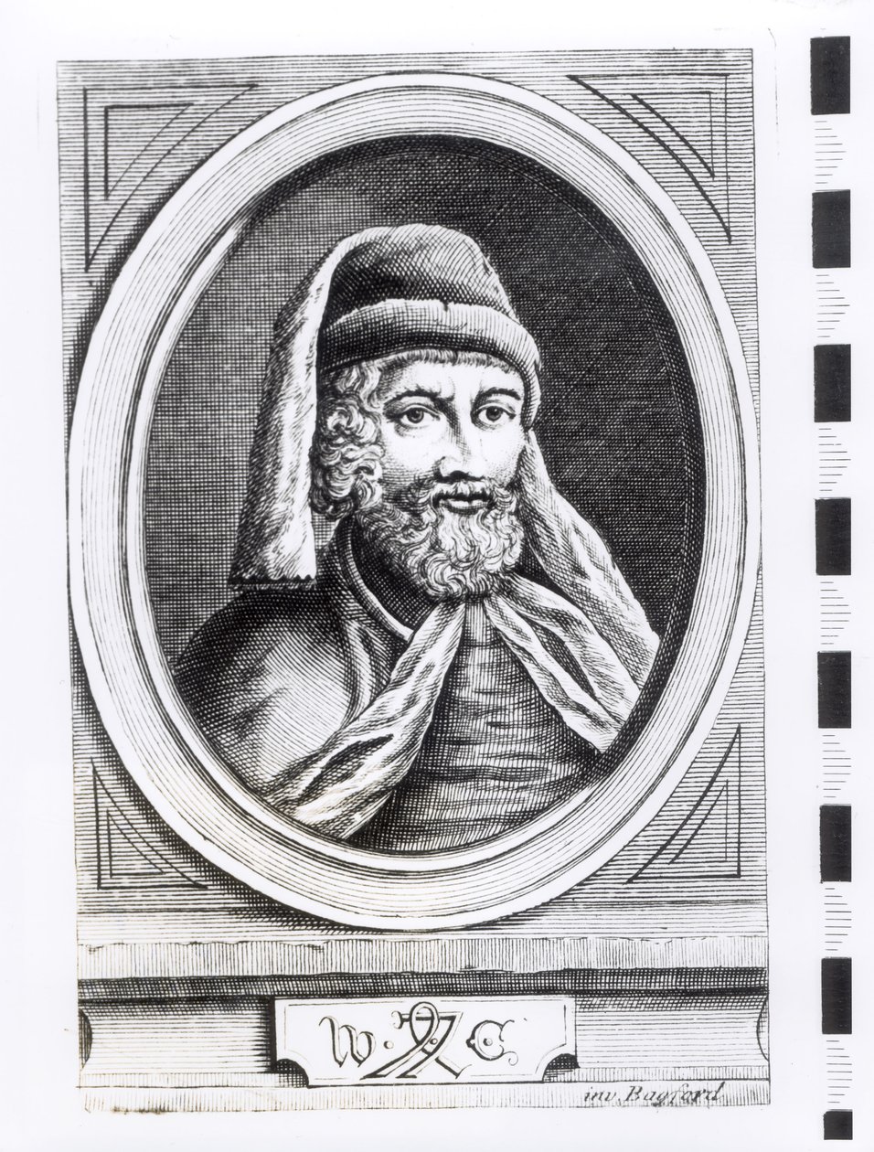 Portrait of William Caxton and his Printer