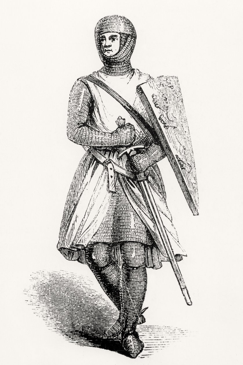 Portrait of William de Longespee, Third Earl of Salisbury (d. 1226) by English School