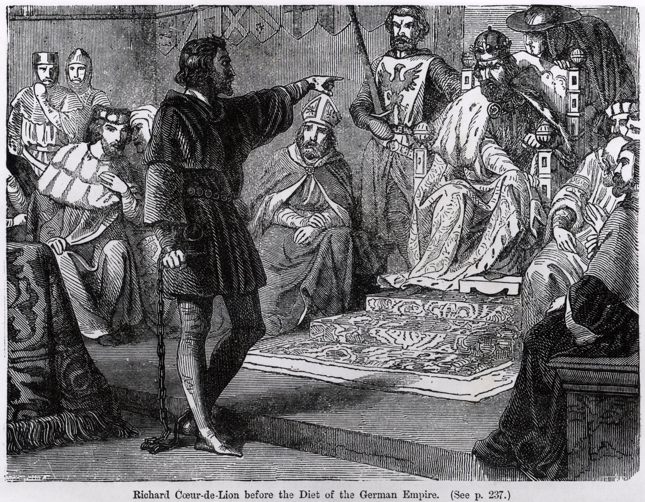 Richard Coeur de Lion before the Diet of the German Empire by English School