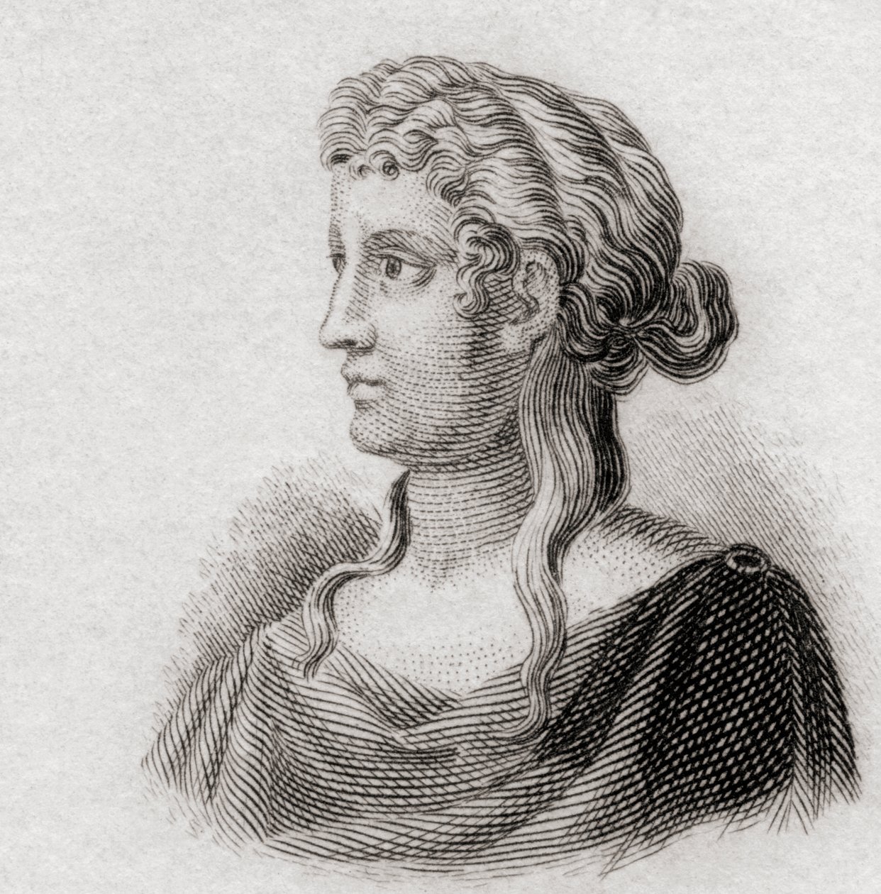 Sappho, 1825 by English School