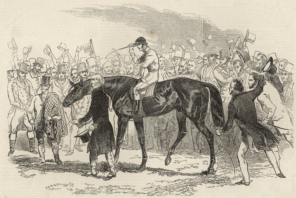 Sir Tatton Sykes Leading in the Winner of the St. Leger, from 