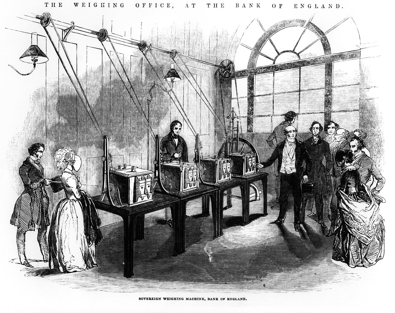 Sovereign Weighing Machine, Bank of England by English School