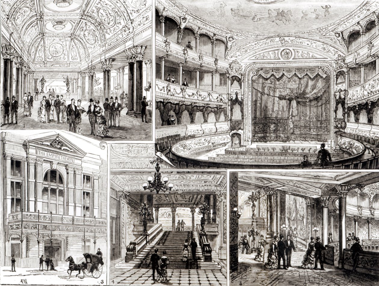 The Empire Theatre, Leicester Square, London by English School