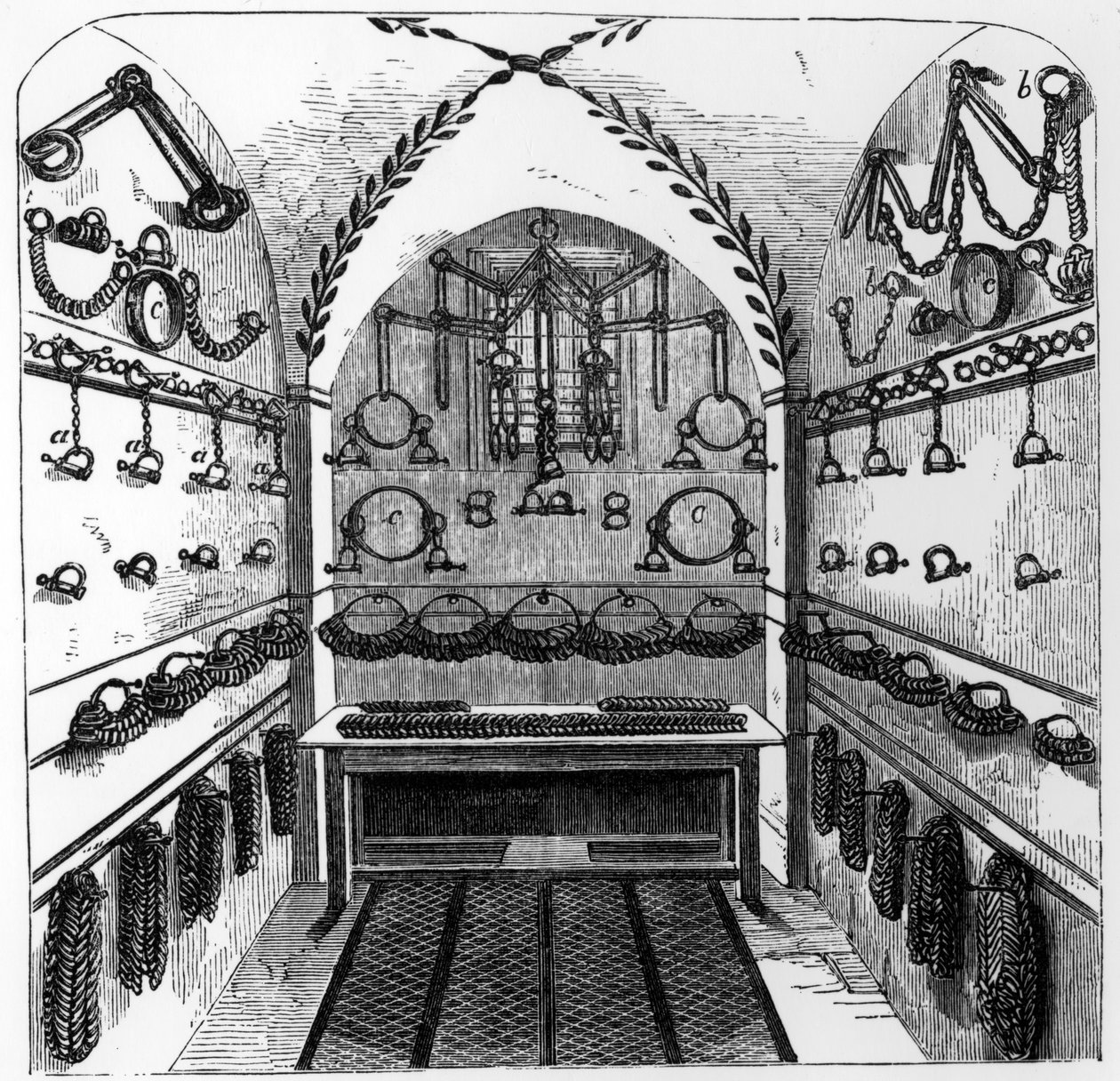 The Fetter-Room at Millbank by English School