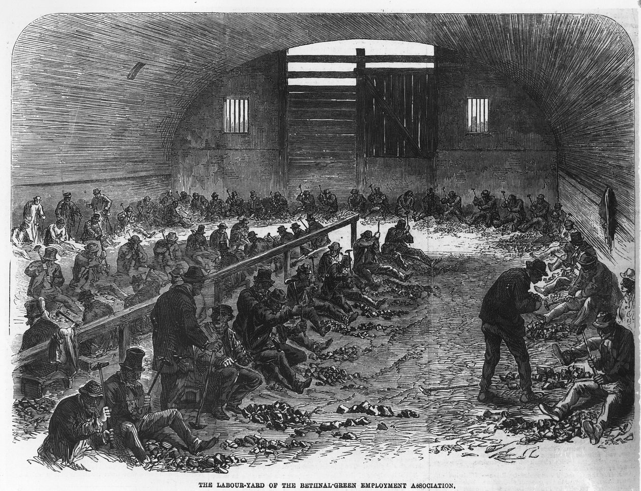 The Labour Yard of the Bethnal Green Employment Association, from 