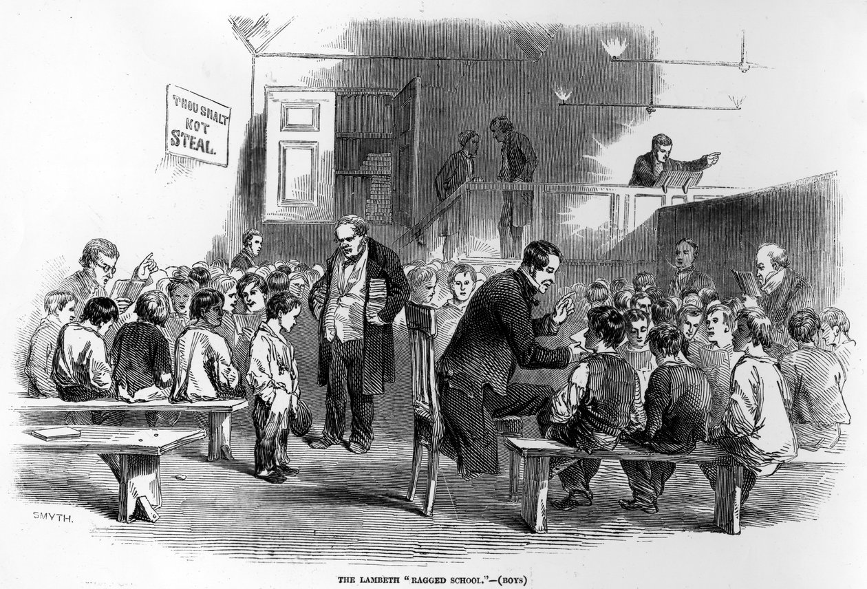 The Lambeth Ragged School by English School