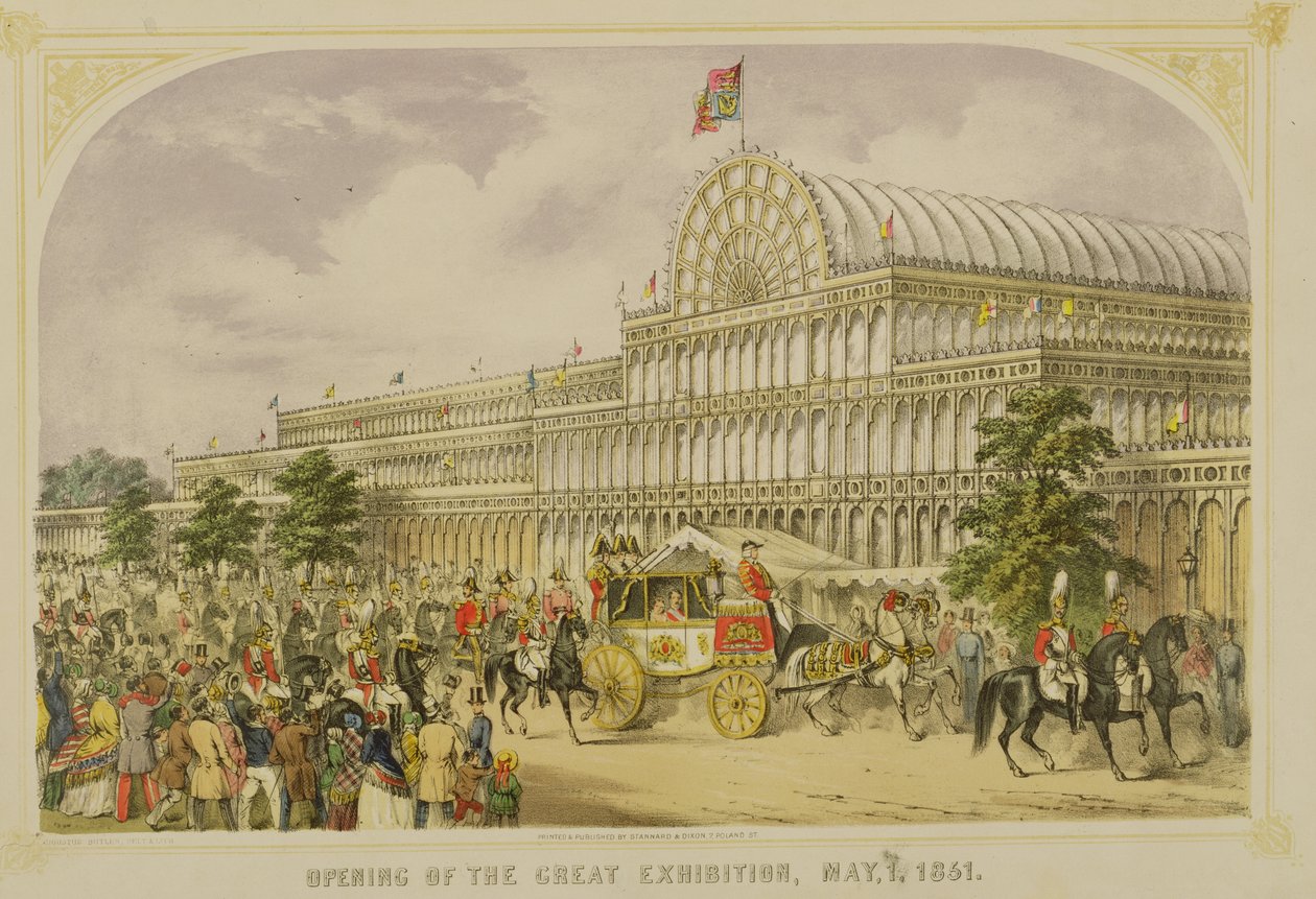 The Opening of the Great Exhibition, May 1st 1851 by English School