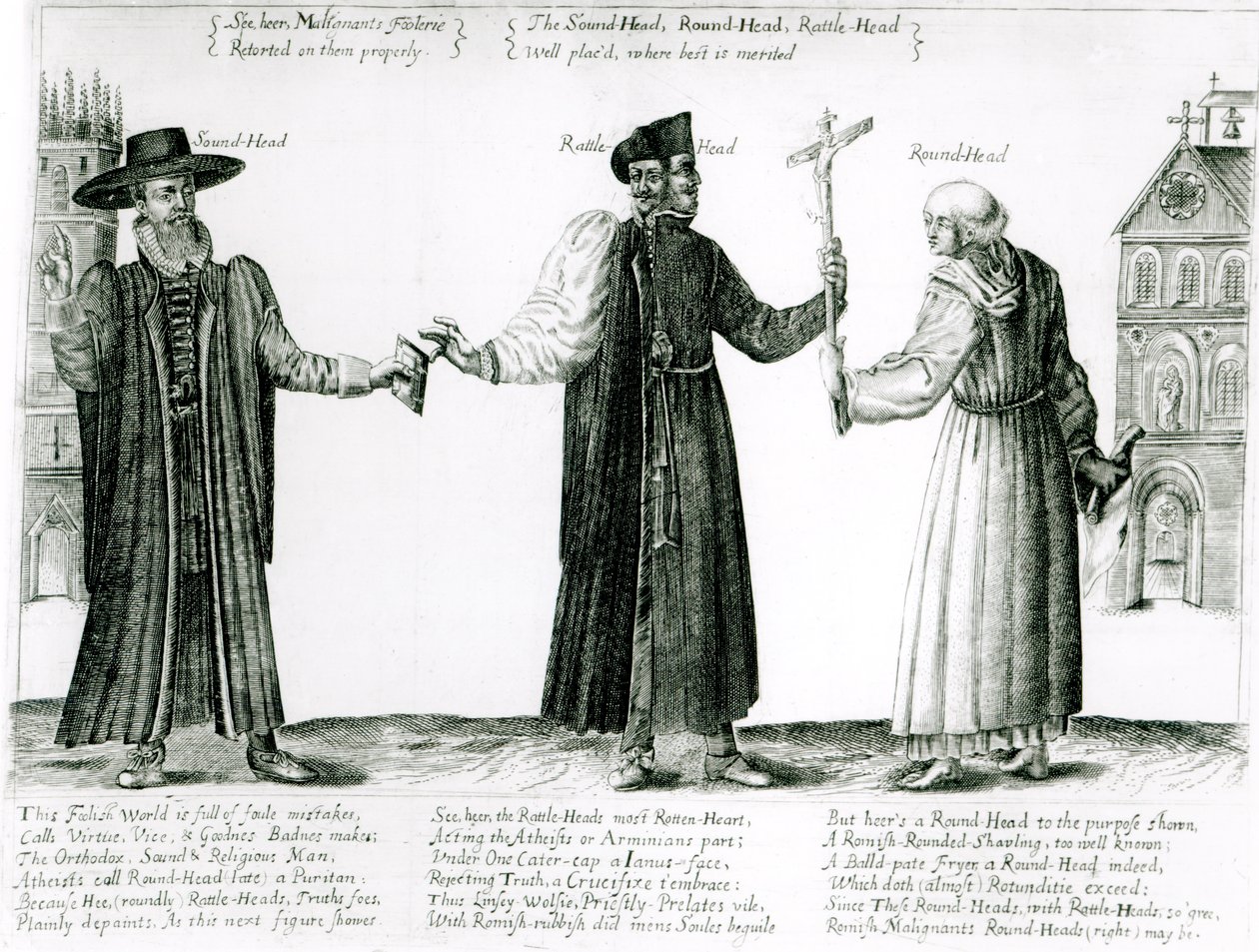 The Sound-Head, Rattle-Head and Round-Head by English School