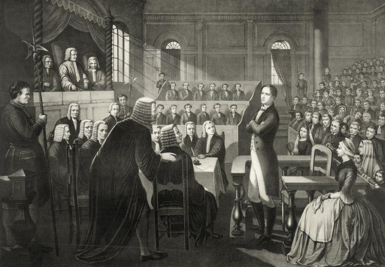 The Trial of Irish Nationalist Rebel Leader Roibeard Eimeid by English School