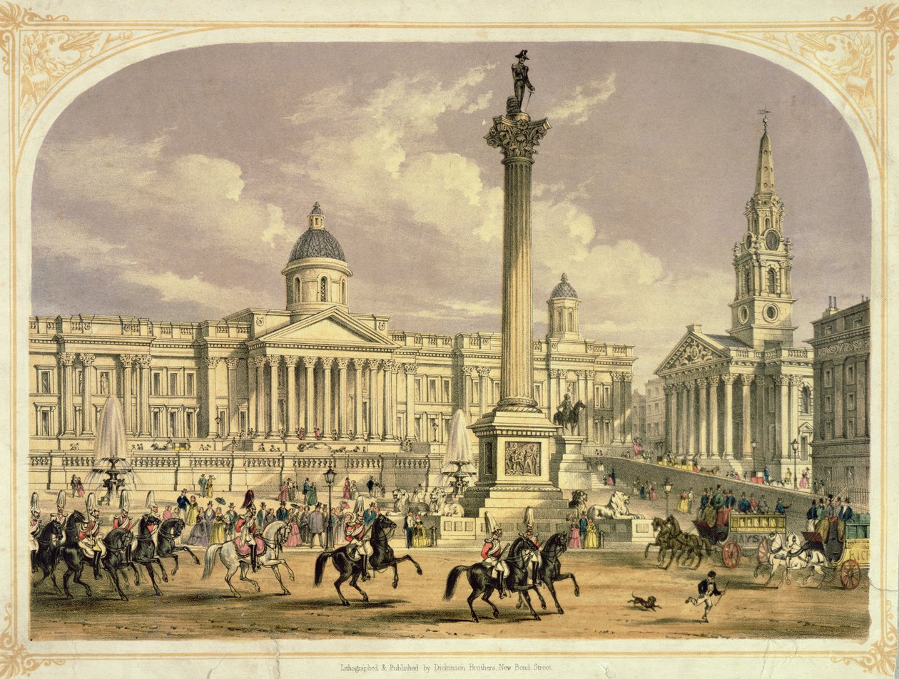 Trafalgar Square, published by the Dickinson Brothers by English School
