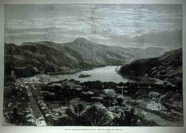 Visit of the Sailor Princes to Ceylon: View of Kandy by English School