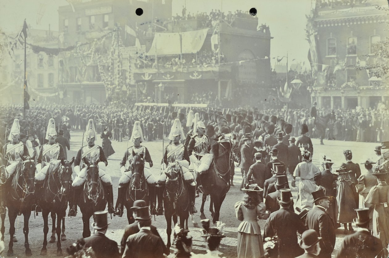 Blackwall Tunnel: Pageantry as the Prince of Wales, Later King Edward VII, and Princess Alexandra Attend the Ceremonial Opening of the Tunnel, 1897 by English Photographer