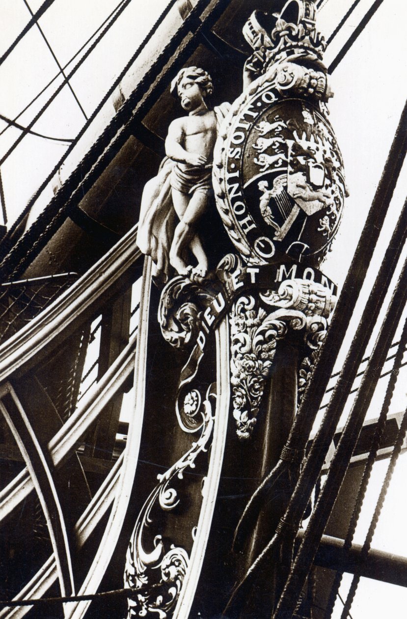 Figurehead of the HMS Victory by English Photographer