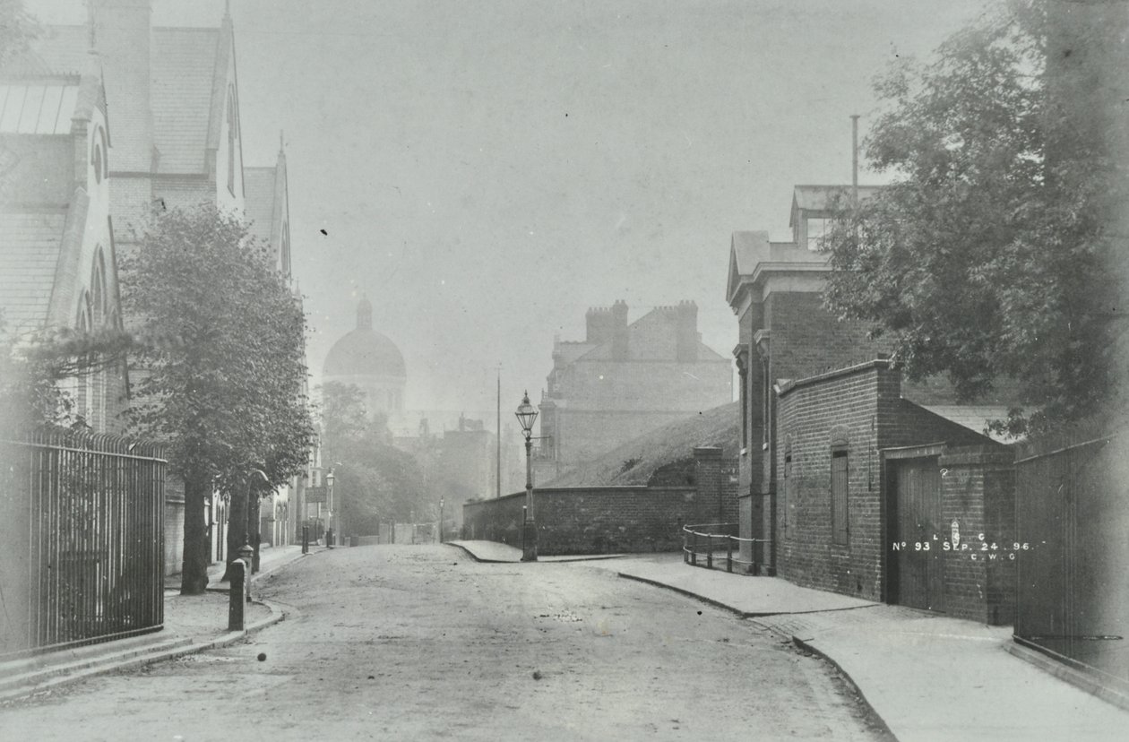 Highgate Archway: Western Approach, 1896 by English Photographer