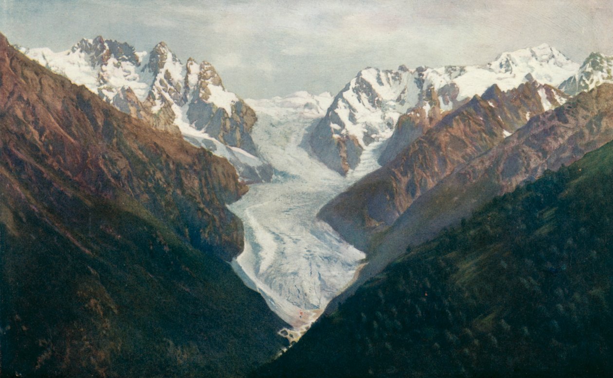 Karagom Glacier, Caucasus Mountains by English Photographer