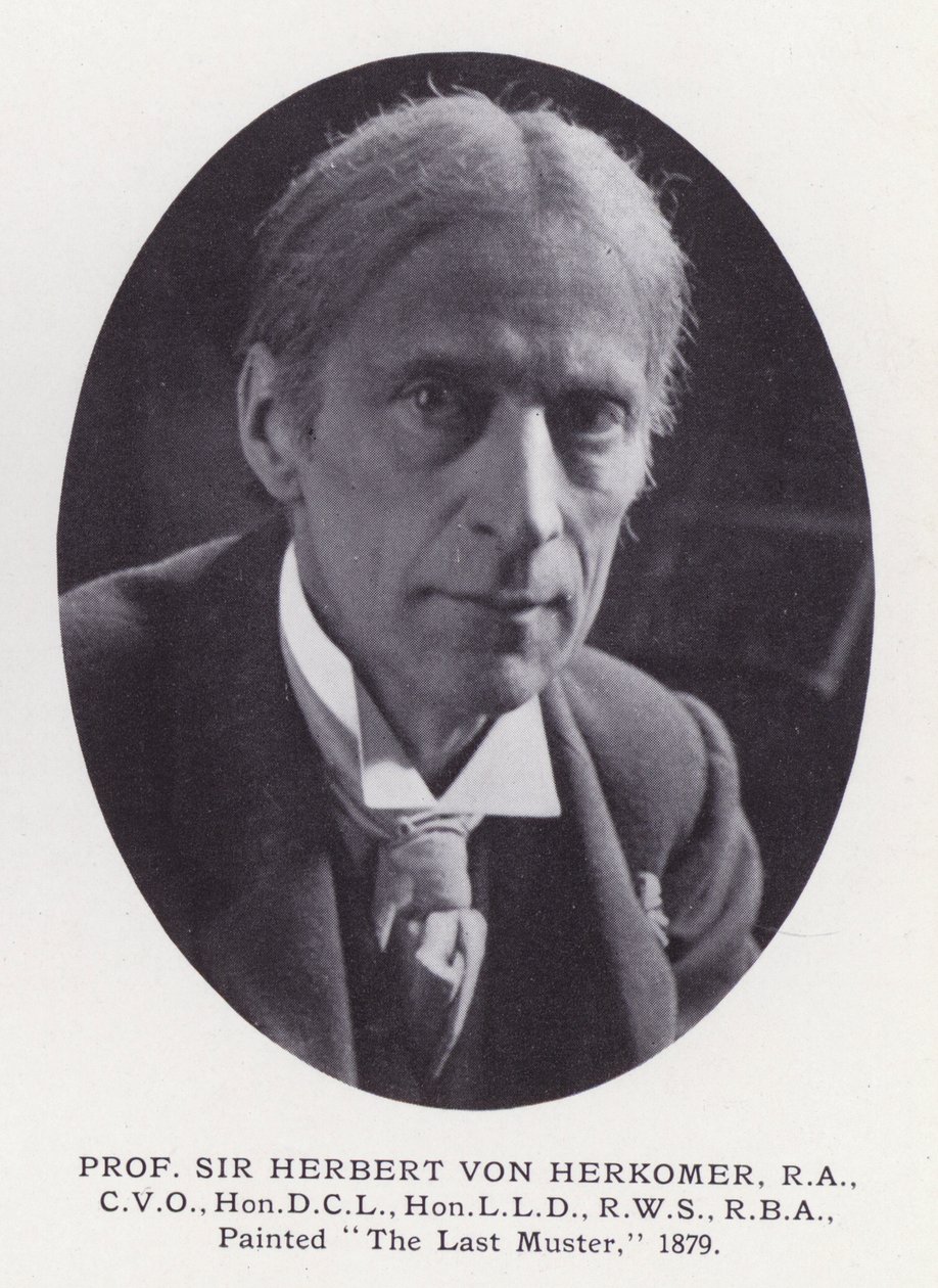 Prominent Men of London: Prof Sir Herbert Von Herkomer by English Photographer