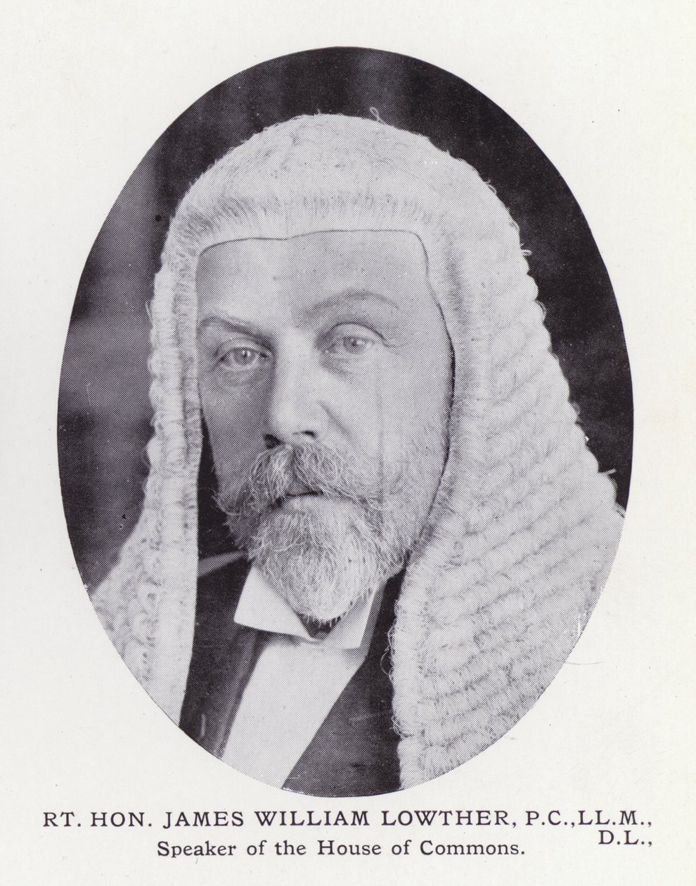 Prominent Men of London: Rt Hon James William Lowther by English Photographer
