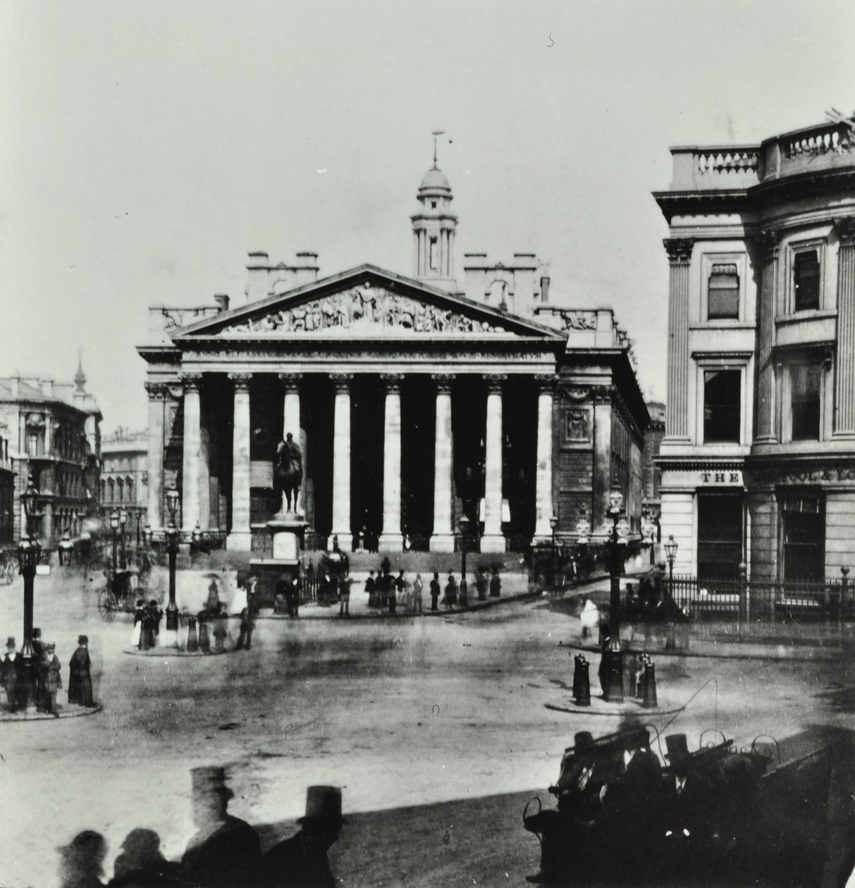 Royal Exchange, Threadneedle Street, City of London, 1880