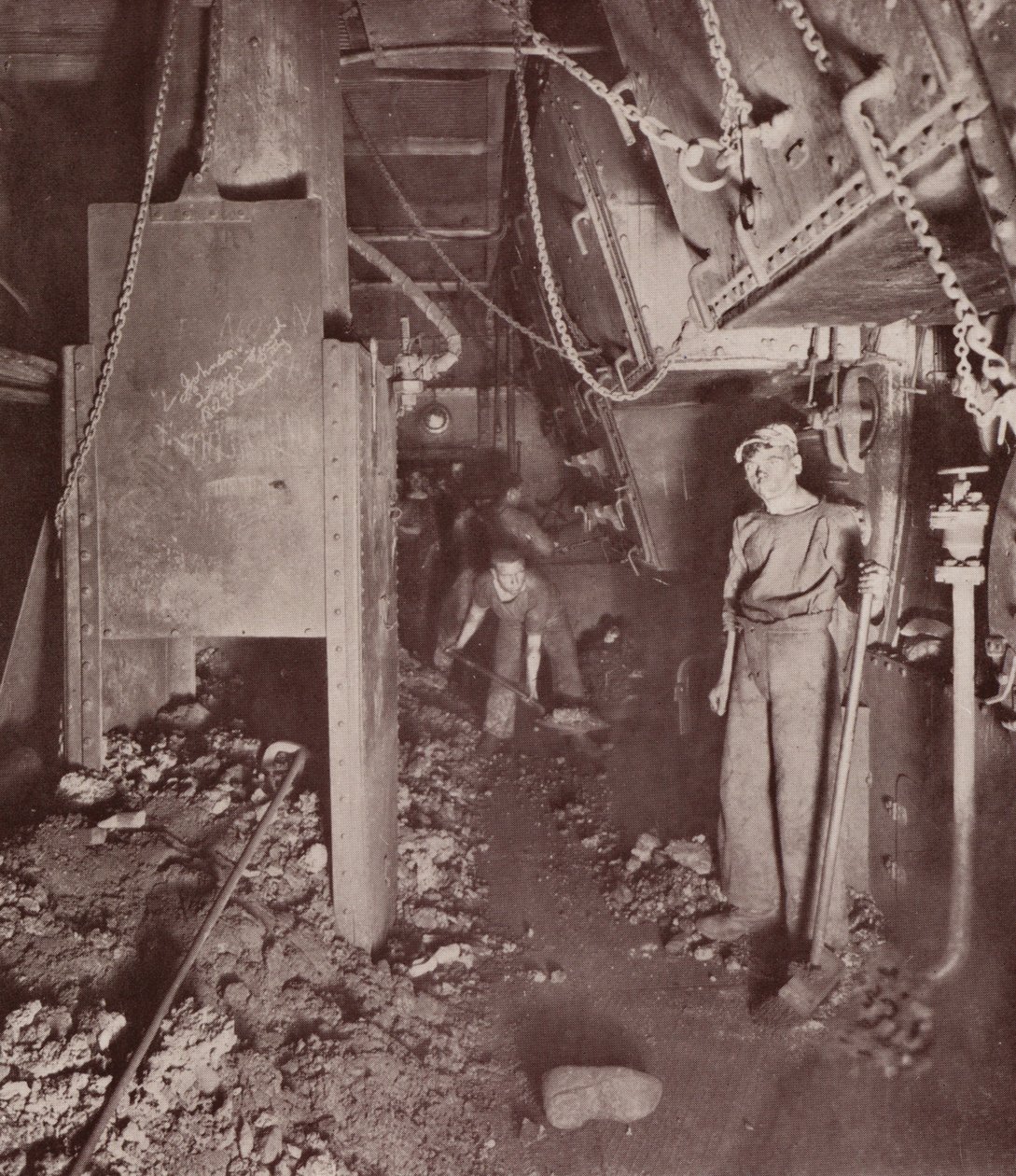 Stokehold of a Battleship by English Photographer