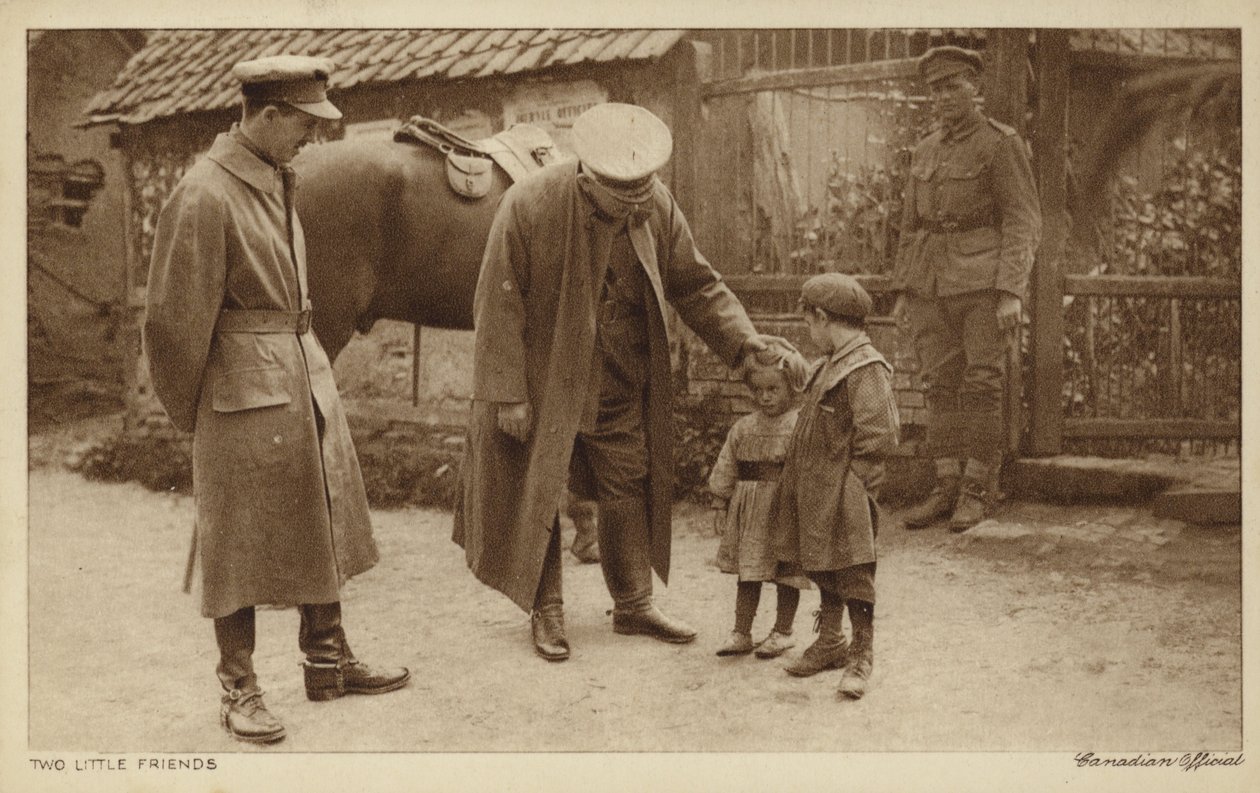 Two Little Friends by English Photographer