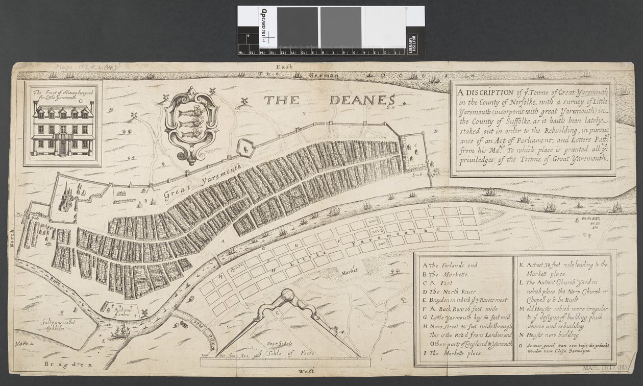 A Description of the Town of Great Yarmouth in the County of Norfolk by English School