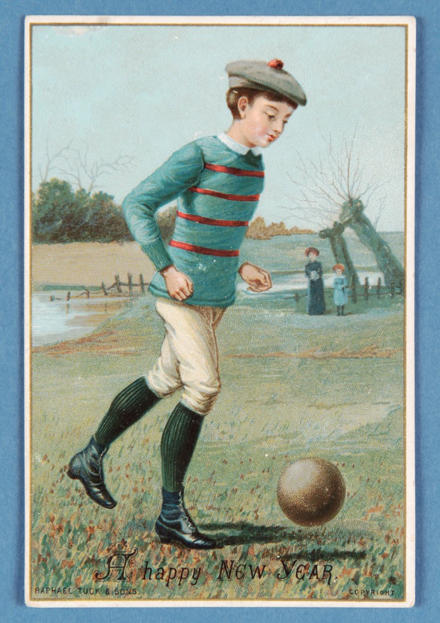 A Happy New Year, c.1890s by English School