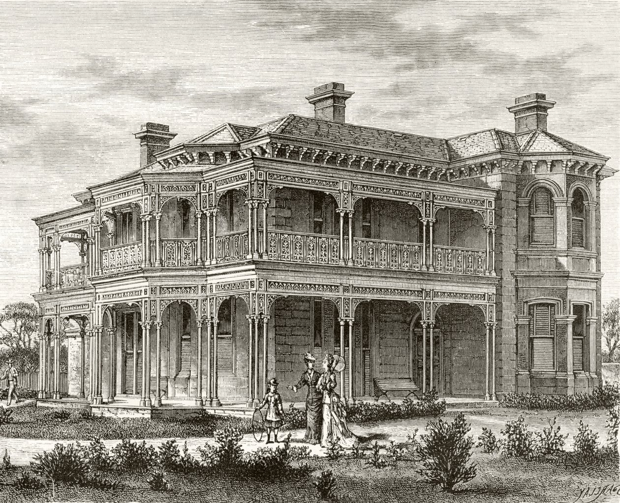 A Melbourne Suburban House, c.1880, from 