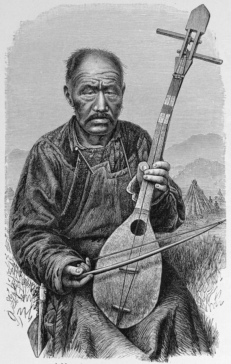 A Mongol Musician, from 