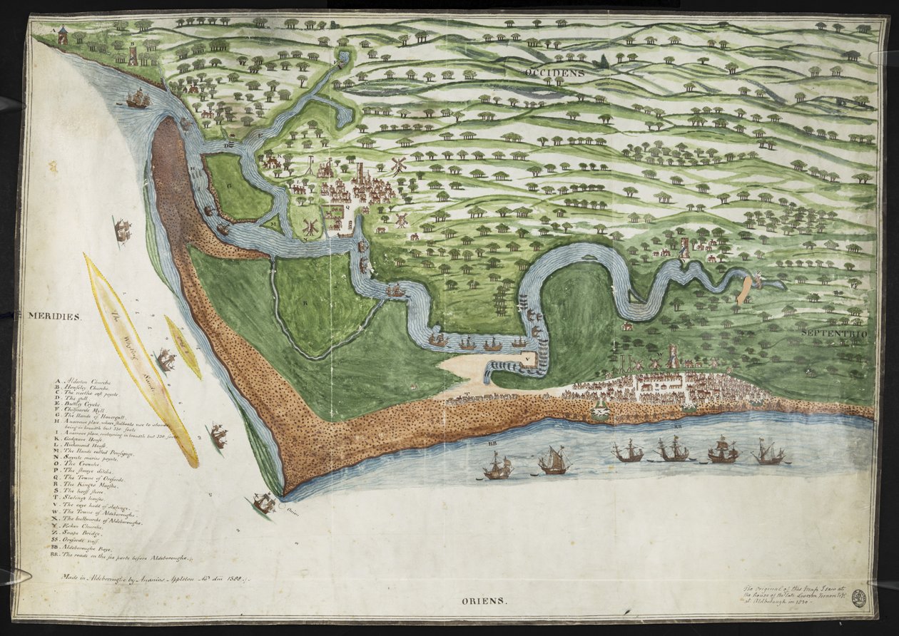 A coloured facsimile copy of a bird