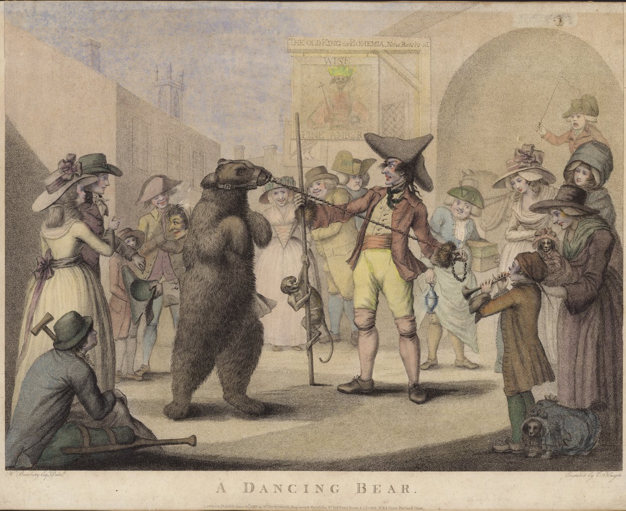 A Dancing Bear by English School