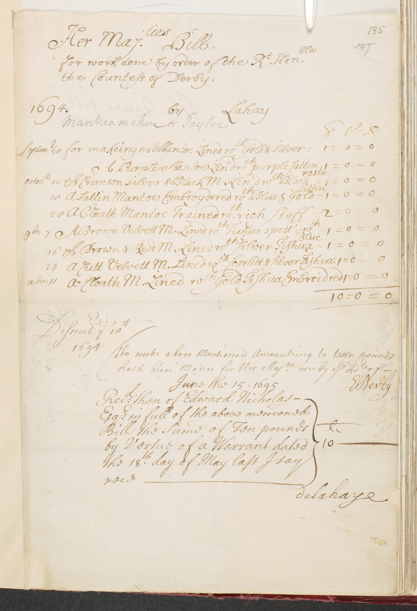 A royal document, Add MS 5751 A, f.135 by English School