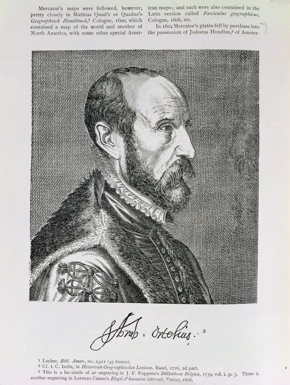 Abraham Ortelius illustration from Volume IV of 