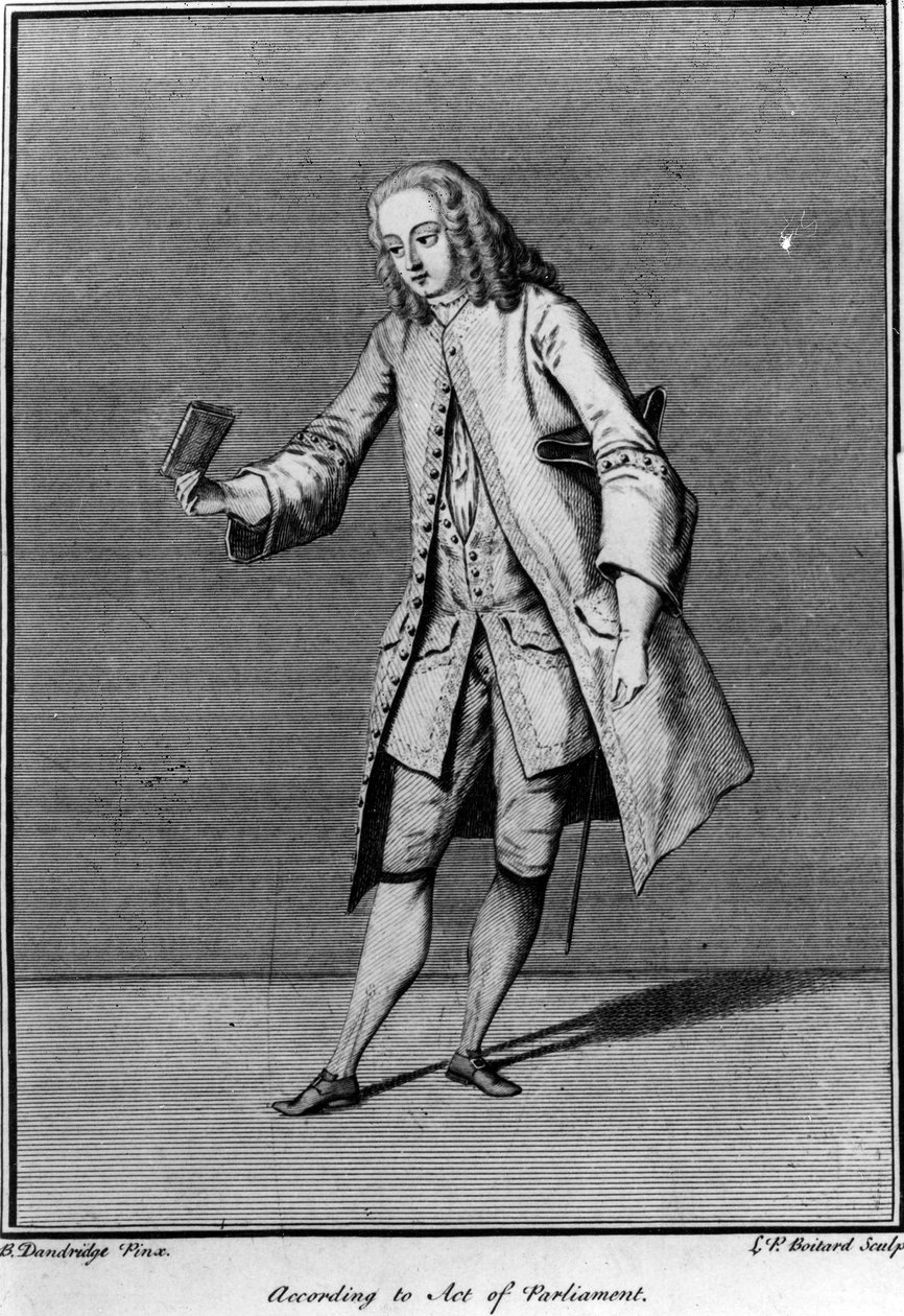 According to Act of Parliament, by Louis Phillippe Boltard after Bartholomew Dandridge, 1737 by English School